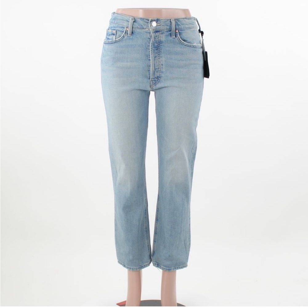Mother The Tripper Crop Bootcut Jeans, Size 31 - Blue